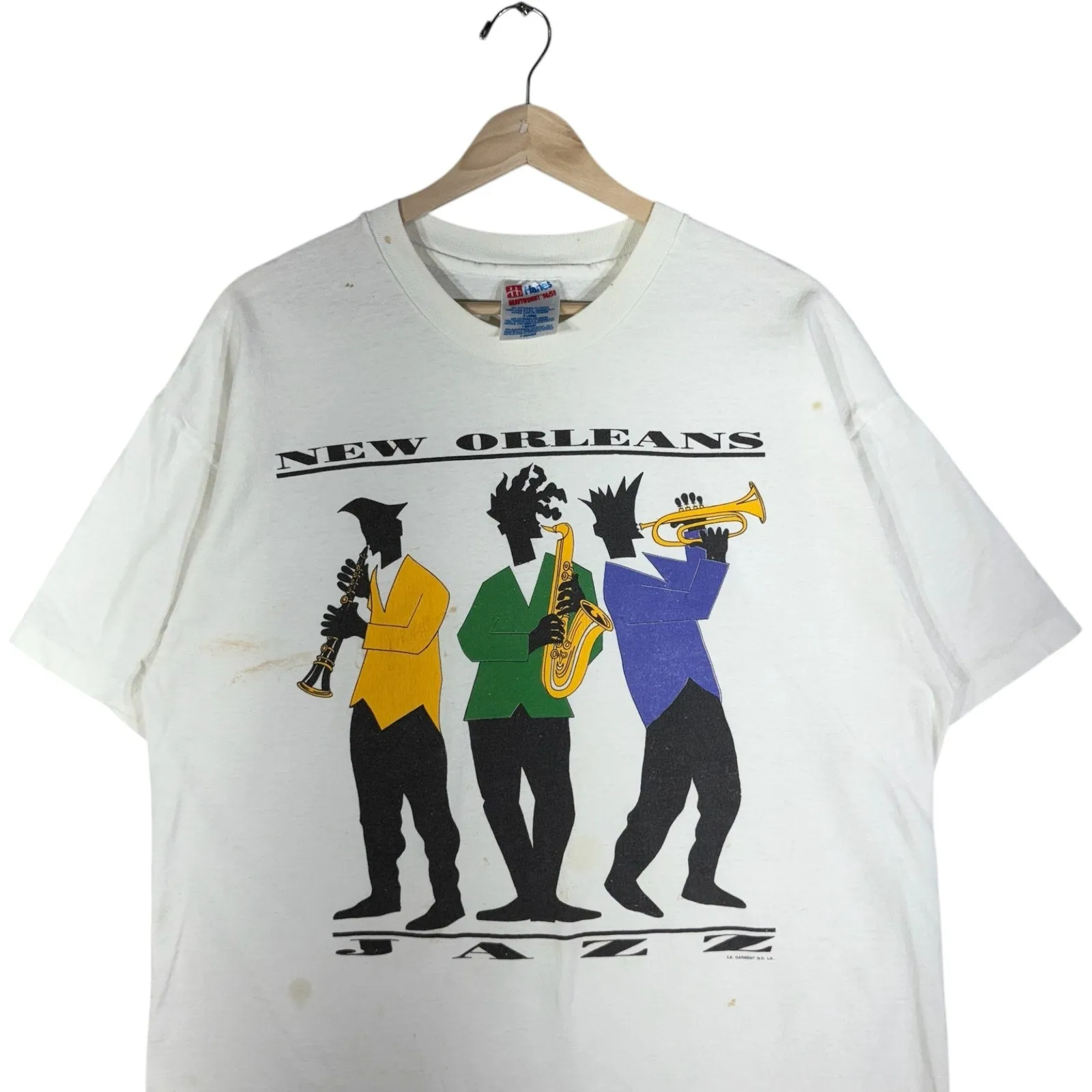 Vintage New Orleans Jazz Art Tee