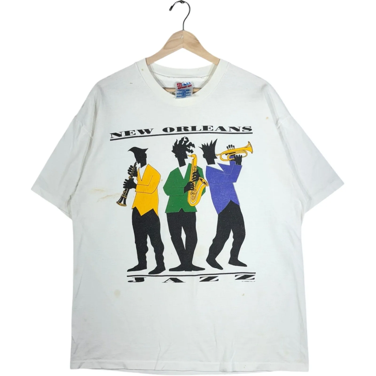 Vintage New Orleans Jazz Art Tee