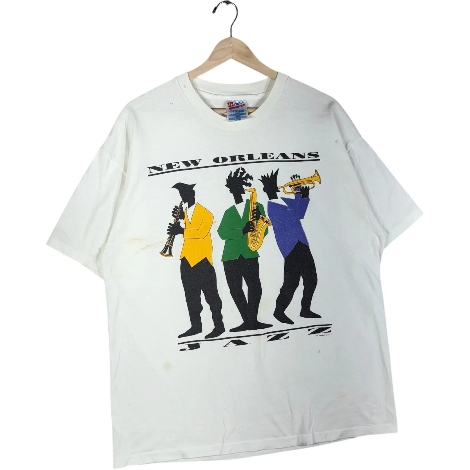 Vintage New Orleans Jazz Art Tee