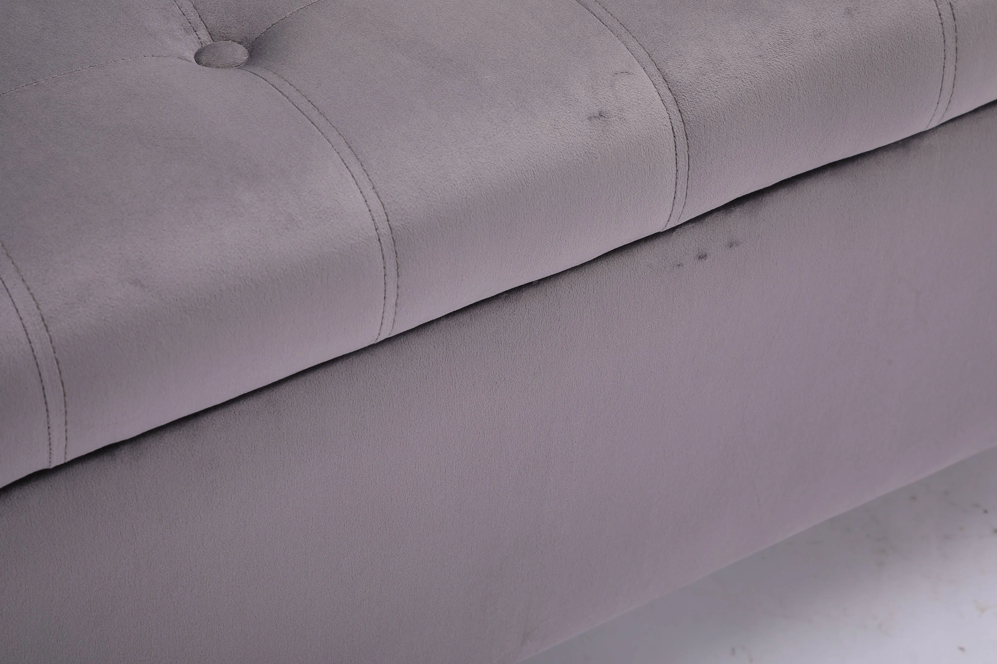 Worcester Velvet Ottoman