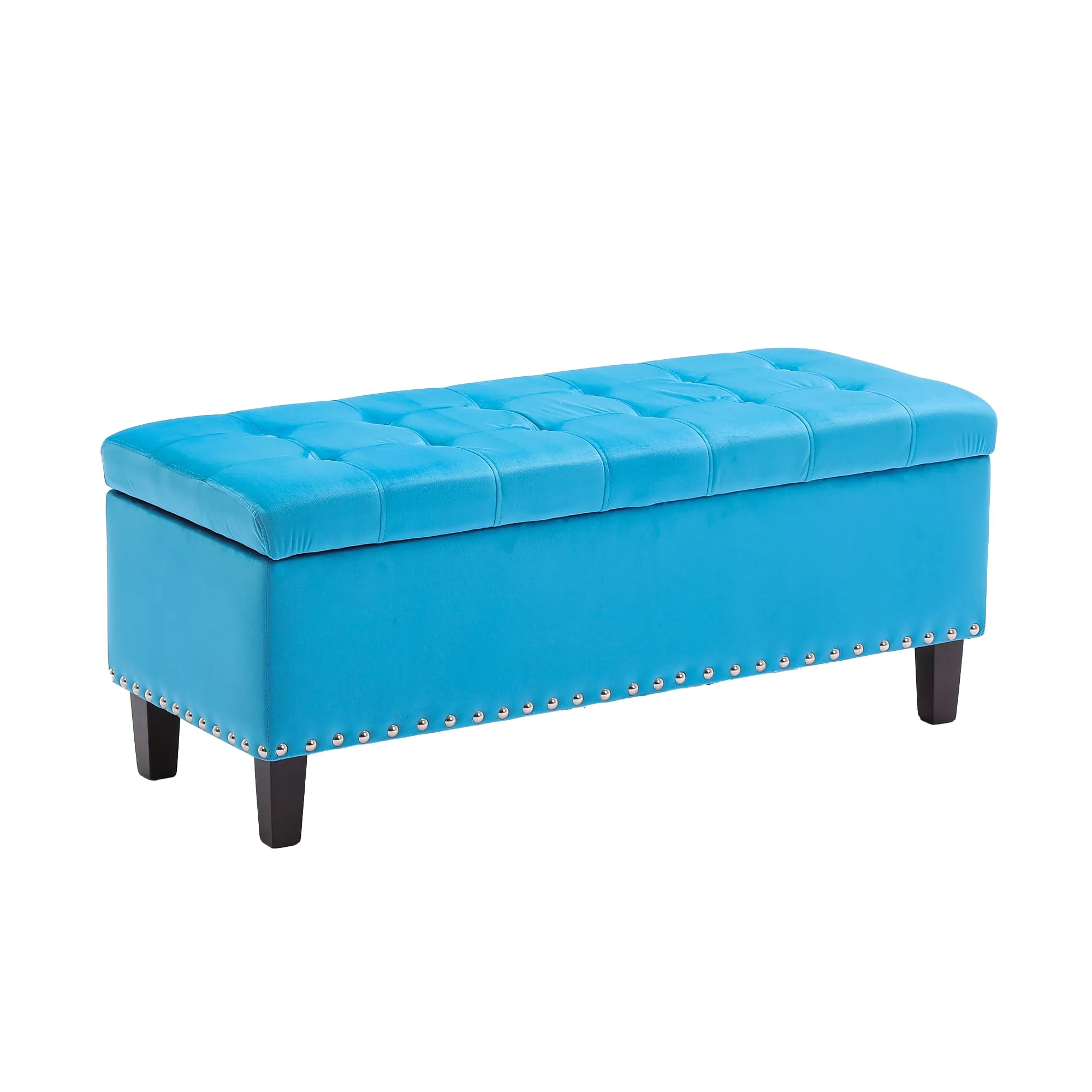 Worcester Velvet Ottoman