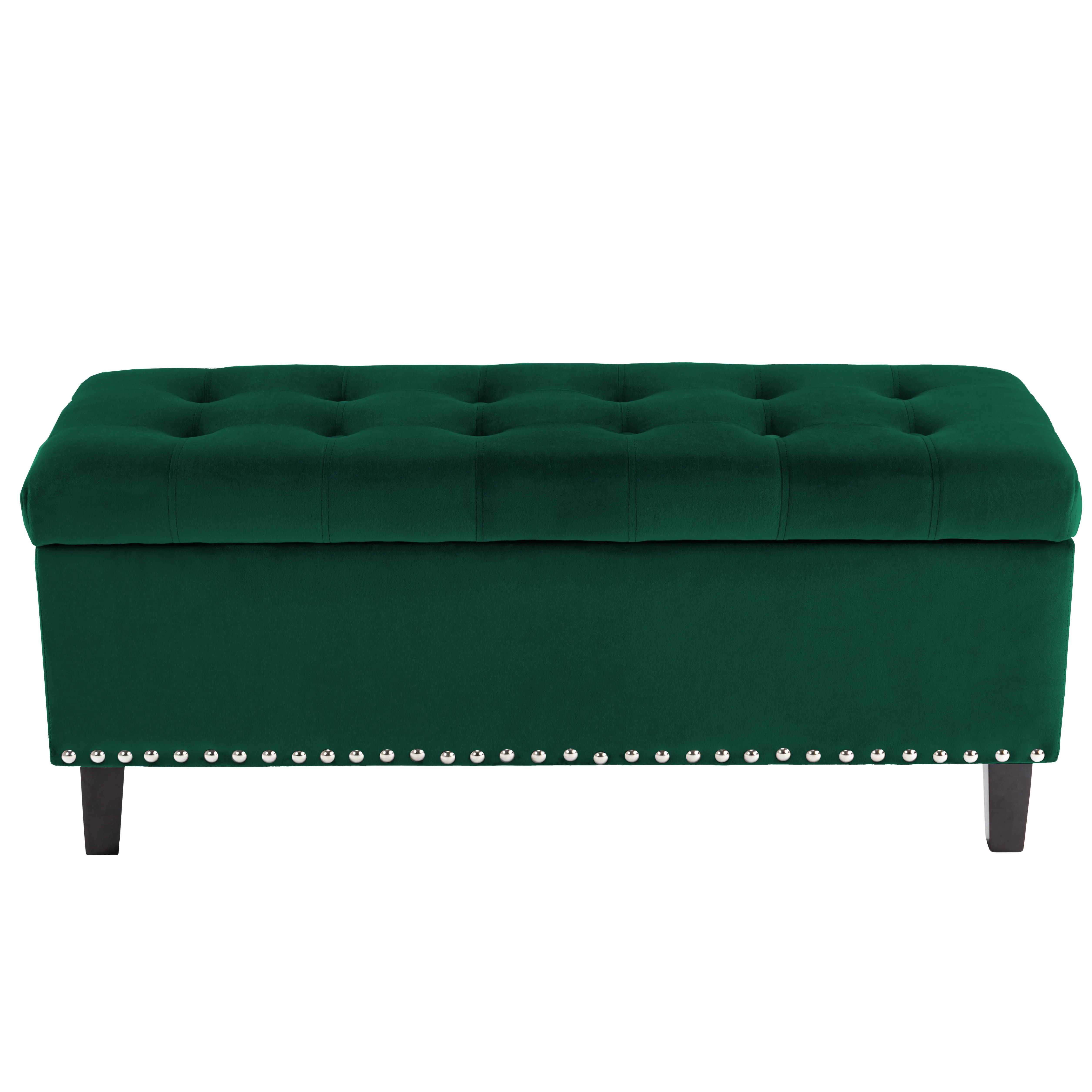 Worcester Velvet Ottoman