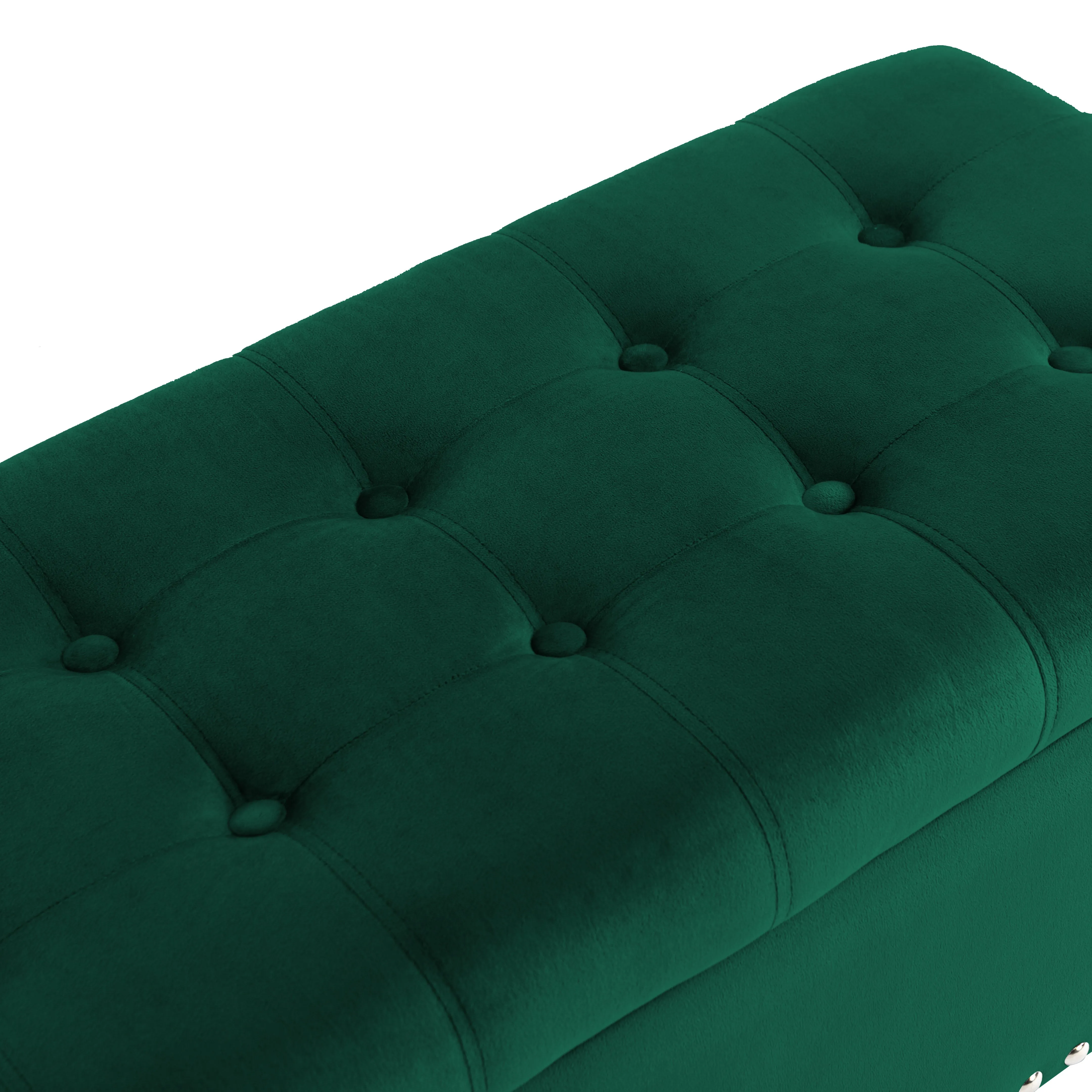 Worcester Velvet Ottoman