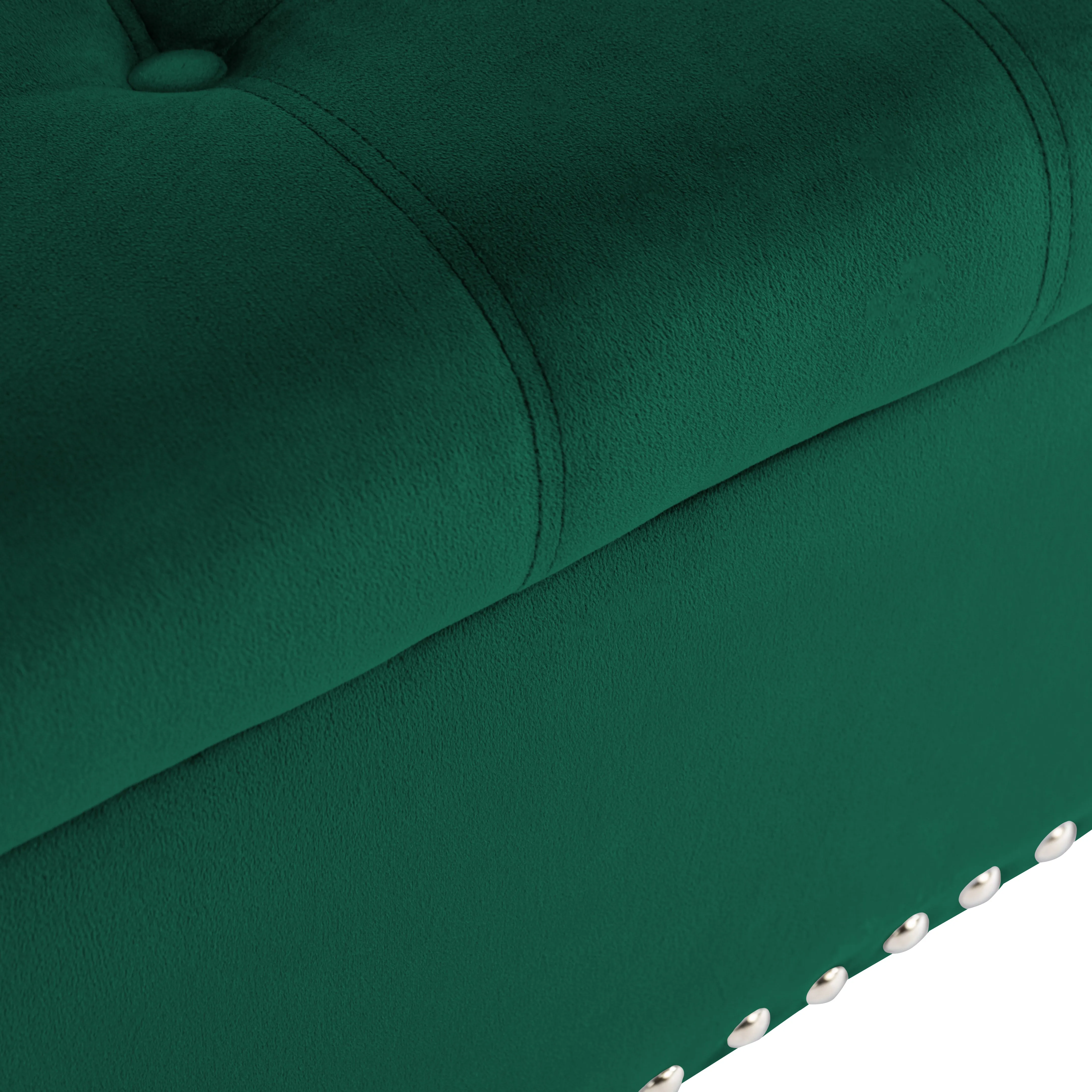 Worcester Velvet Ottoman