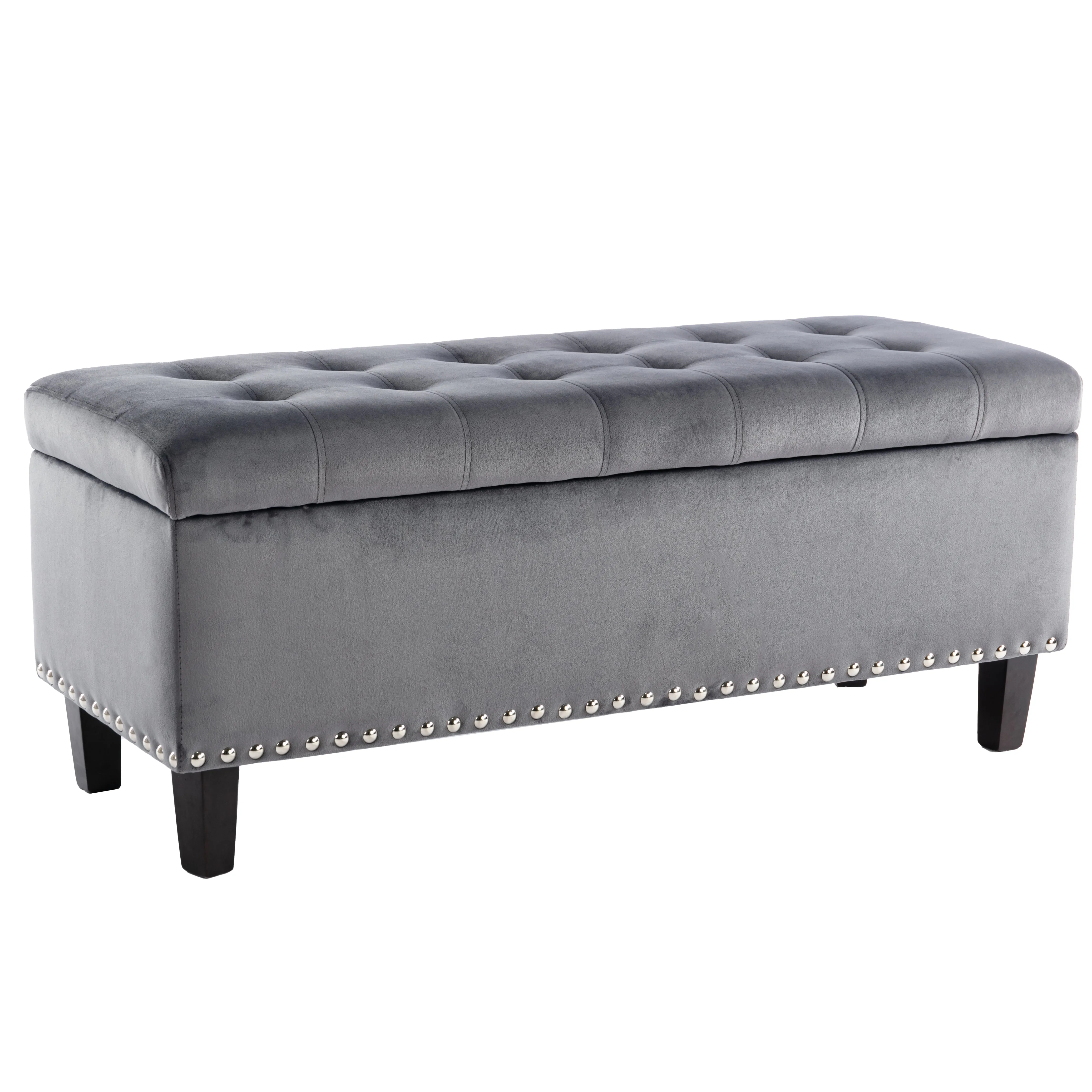 Worcester Velvet Ottoman
