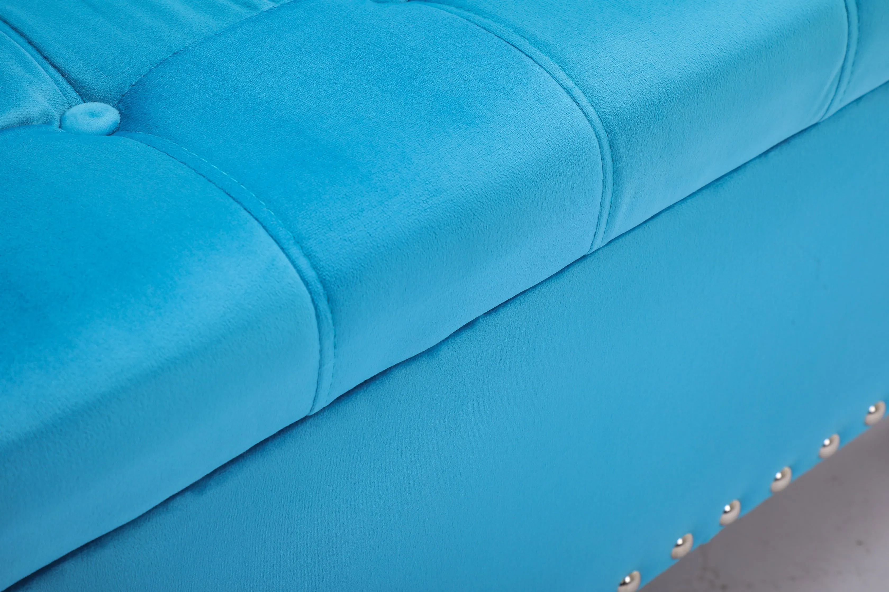 Worcester Velvet Ottoman