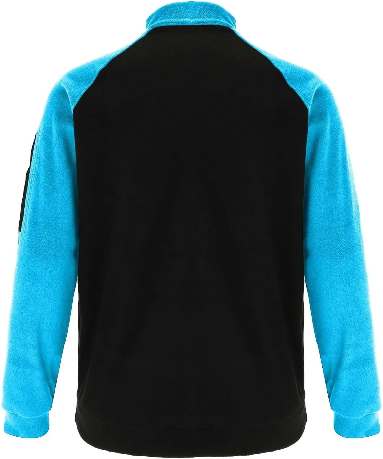 ZYXTIM Mens Tactical Fleece Shirt Jackets Mock Neck Raglan Sleeve Casual Sweatshirts Heavyweight Slim Thicken Hunting Shirts